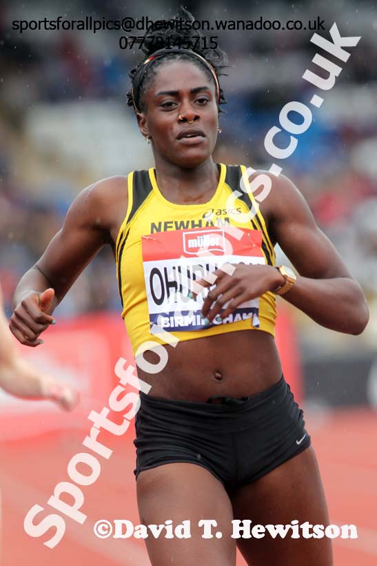 Womens 400 metres, British Championships, Birmingham. Photo: David T. Hewitson/Sports for All Pics